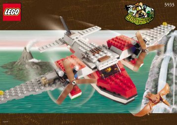 Lego Island Hopper - 5935 (2000) - Track Master BUILD.INST. FOR 5935