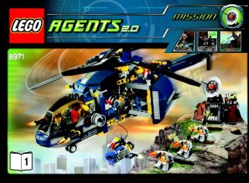 Lego Aerial Defense Unit - 8971 (2009) - Deep Sea Quest BI 3006/72+4 - 8971-1/2