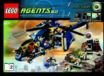 Lego Aerial Defense Unit - 8971 (2009) - Deep Sea Quest BI 3006/72+4 - 8971-2/2