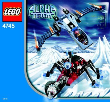 Lego Blue Eagle versus Snow Crawler - 4745 (2004) - Chill Speeder BI, 4745
