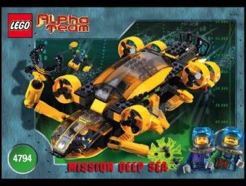 Lego AT Command Patrol - 4794 (2002) - AT Deep Sea Robot Diver BI 4794