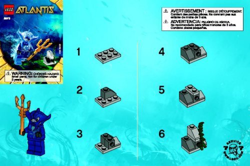 Lego Manta Warrior - 8073 (2010) - Typhoon Turbo Sub BI 2001/ 2 - 8073 V 39