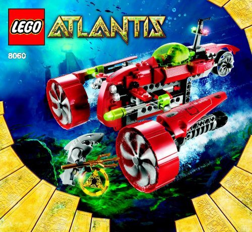 Lego Typhoon Turbo Sub - 8060 (2009) - Typhoon Turbo Sub BI 3005/56- 8060 V 39