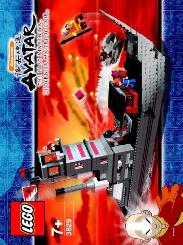 Lego Fire Nation Ship - 3829 (2006) - Air Temple BI  3829 V39