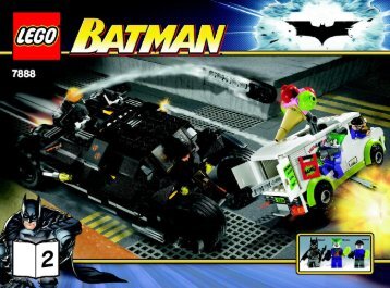 Lego The Tumblerâ¢: Joker's Ice Cream Surprise - 7888 (2008) - Robin's Scuba Jet: Attack of The Penguin BUILDING INST. NO.2 - 7888