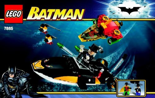 Lego Robin's Scuba Jet: Attack of The Penguin - 7885 (2008) - Robin's Scuba Jet: Attack of The Penguin BI 7885