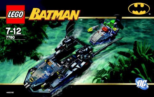 Lego The Batboat&trade;: Hunt for Killer Croc&trade; - 7780 (2006) - The Batman&trade; Dragster: Catwoman&trade; Pursuit BI 7780 NA