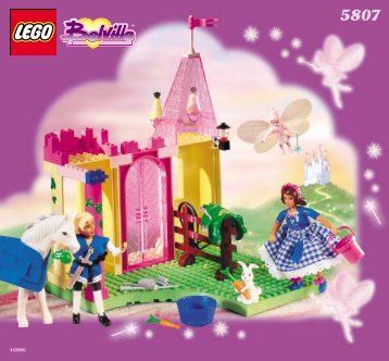 Lego The Royal Stables - 5807 (1999) - Madam Tussa the Witch BUILDING INST. FOR  5807