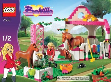 Lego Horse Stable - 7585 (2008) - The Princess and the Pea BI, 7585 1/2