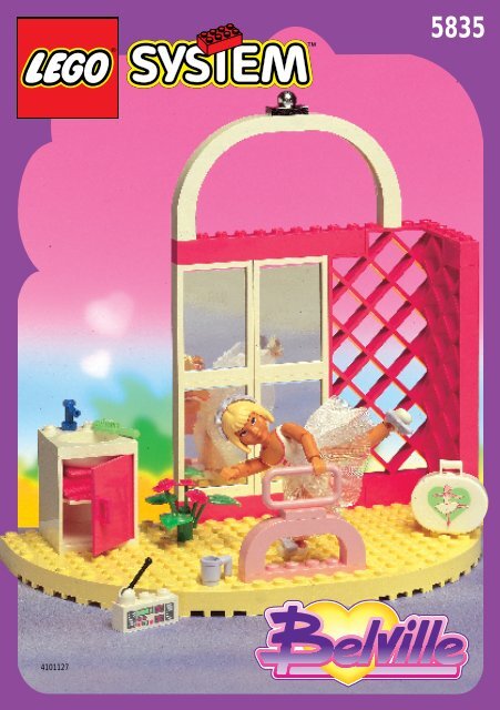 Lego BALLERINA - 5835 (1996) - BALLERINA BUILDING INST. 5835 IN