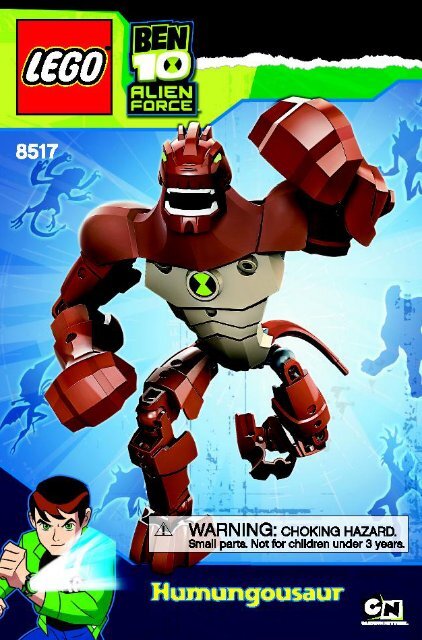 Lego Humungousaur 8517 2010 Spidermonkey BI 3002 24 8517 V39