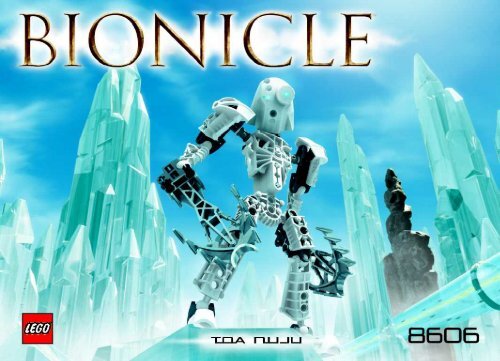 Bionicle Toa Metru 8603+8606+8613 - 65411 (2003) - Rahaga Bomonga BUILDING INSTR. 8606