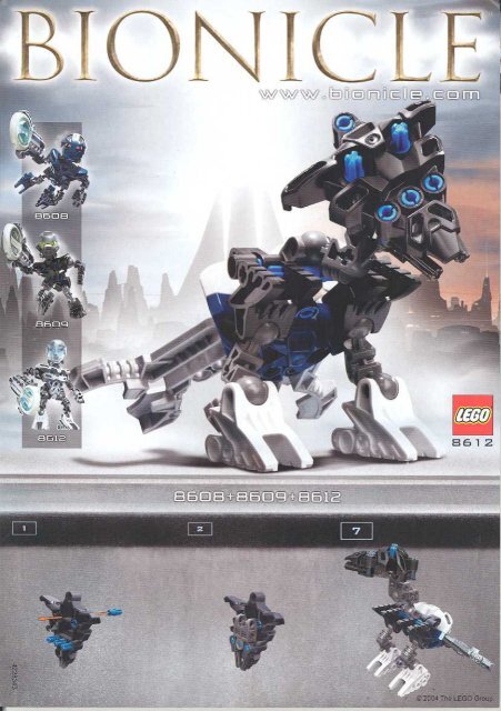 Lego Bionicle Vahki/Matortan Club Co-P - 65515 (2004) - Matoran/Kanoka  Co-Pack C BUILDING INSTR.