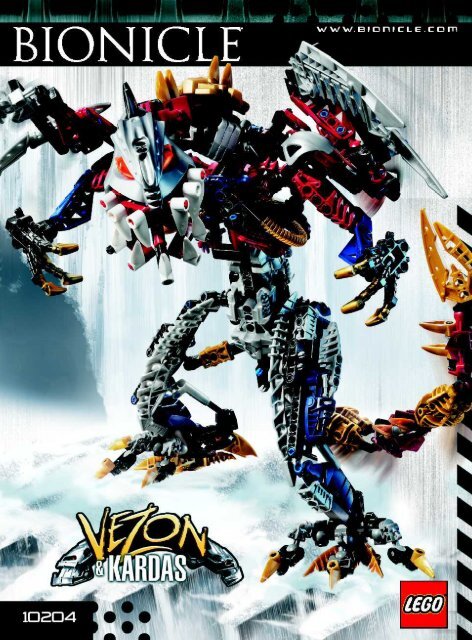 lego bionicles piraka vezon and fenrakk