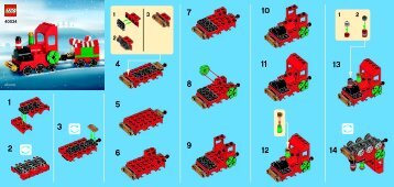 Lego LEGO Christmas Train - 40034 (2012) - LEGO Turkey BI 60x50 leaflet 40034 - V46