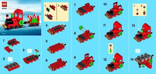 lego christmas train