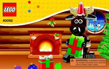 Lego Reindeer - 40092 (2014) - Halloween Bat BI 3003/28- 40092