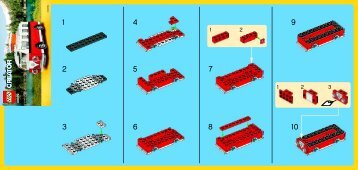 Lego Mini VW Campervan - 40079 (2013) - Monthly Minibuild Sept 2013 BI 9005 / 60x50 leaflet, 40079 V46