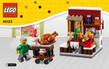 Lego Thanksgiving Feast - 40123 (2015) - Painting Easter Eggs BI 3003/32- 40123 V39