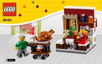 Lego Thanksgiving Feast - 40123 (2015) - Painting Easter Eggs BI 3003/32- 40123 V29