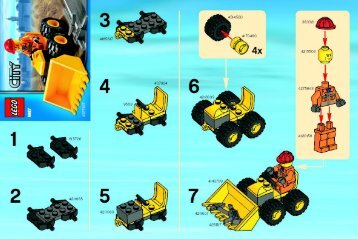 Lego Dozer - 5627 (2008) - Penguin BUILD. INSTR. 2001, 5627 IN