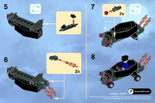 Lego Zombie chauffeur coffin car - 30200 (2012) - Little Car BI 2001/ 2 - 30200 V29