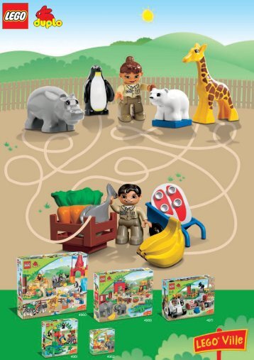 Lego Zoo Animals - 5485 (2006) - Penguin BUILDING INST. ART. 5484/5485