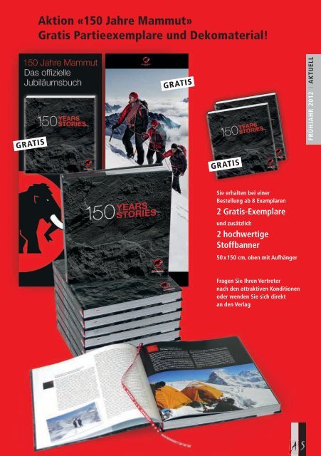 150 Jahre Mammut» Gratis Partieexemplare und ... - AS Verlag