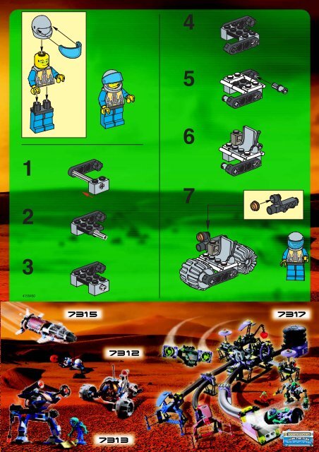 Lego ALIEN ENCOUNTER - 1195 (2001) - MILK CART BI 1195