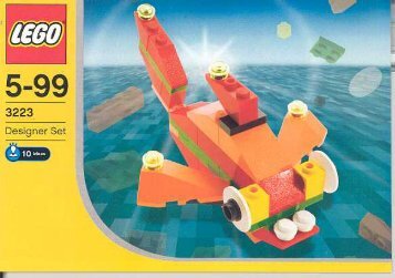 Lego Little Fish - 3223 (2003) - MOSCASPEEDER BUILDING INSTR.  3223 IN