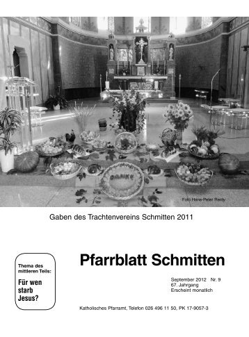 Pfarrblatt Schmitten - Pfarrei Schmitten