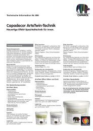 Capadecor ArteTwin-Technik Neuartige Effekt-Spachteltechnik für ...