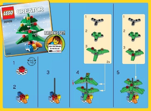 Lego Christmas Tree - 30009 (2009) - Clone Walker TM BI 2002/ 2 - 30009 V140