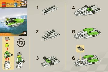 Lego World Race Powerboat - 30031 (2010) - Panda BI 2001/ 2 - 30031 V29