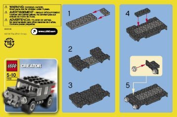 Lego Black SUV - 7602 (2006) - Duracell Bad Guy BI  7602