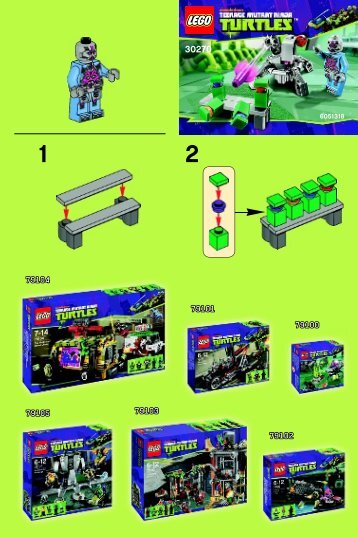 Lego Kraang Laser Turret - 30270 (2013) - Worrizâ Fire Bike BI 2001/ 2 - 30270 V 29