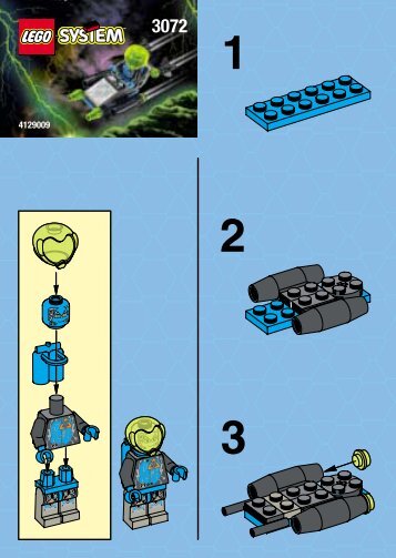 Lego SPEED BUZZER - 3072 (1999) - MOSCASPEEDER BUILDING INST. FOR 3072 IN