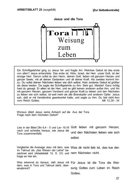 Die Juden - unsere Geschwister im Glauben - Erzbistum Freiburg