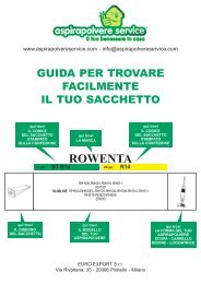 Sacchetti per aspirapolvere DAEWOO RC 220 B/RD/YL