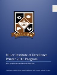 MIE Winter 2016 Program