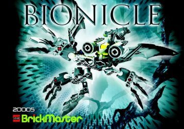 Lego Brickmaster - Bionicle - 20005 (2008) - Fire Car BUILDING INSTRU 3001, 20005 NA