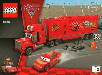 Lego Mack's Team Truck - 8486 (2011) - Mack's Team Truck BI 3006/56 - 8486 V.39 2/2