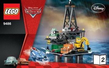 Lego Oil Rig Escape - 9486 (2012) - Jeff Gorvette BI 3004/28 - 9486 2/4 V29/V39