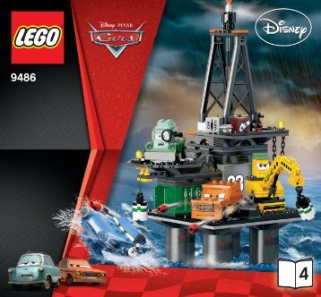 Lego Oil Rig Escape - 9486 (2012) - Jeff Gorvette BI 3005/56- 9486 4/4 V29/39