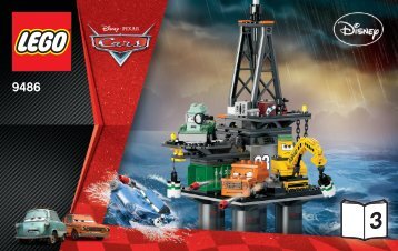 Lego Oil Rig Escape - 9486 (2012) - Jeff Gorvette BI 3004/32 - 9486 3/4 V29/39