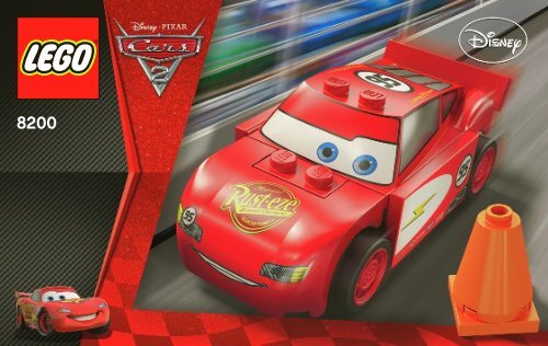 Lego Radiator Springs Lightning McQueen - 8200 (2011) - CARS 1 BI 3003/16 - 8200 V.29