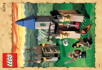 Lego Guarded Treasury - 6094 (2000) - SHOGUN'S FORTRESS BUILDING INSTR. FOR 6094
