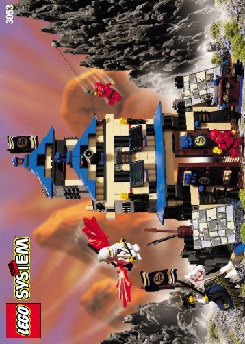 Lego Emperor's Stronghold - 3053 (1999) - WHITE NINJA (OLD 3076) BUILDING INST. FOR 3053