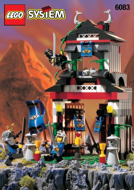 Lego THE SAMURAI TOWER - 6083 (1998) - Catapult Crusher BI FOR 6083
