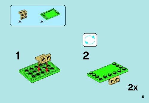 Lego Chi Battles - 70113 (2013) - Croc Chomp BI 3001/36-65G-70113 V29